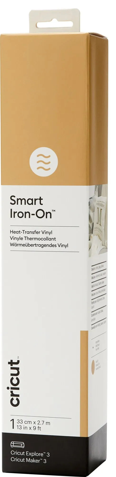 2008685 - Cricut Smart Iron On 33x270cm 1 Sheet (Gold)