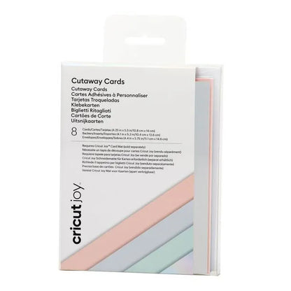 2008856 - Cricut Joy Cut Away Card Pastel Sampler 10.8x14cm 8pack