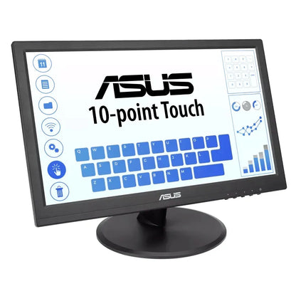 Experience the ASUS VT168HR Touch Monitor - 15.6'' (1366x768) with 10-point touch and low blue light features.