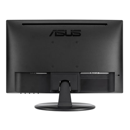 ASUS VT168HR Touch Monitor - 15.6'' (1366x768) rear view showcasing HDMI ports and wall-mountable design for eye care.