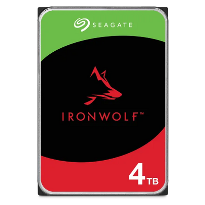 Seagate IronWolf 4TB NAS Internal Hard Drive – 3.5" SATA III, 5400RPM, CMR, 256MB Cache, 24/7 Use | Seagate