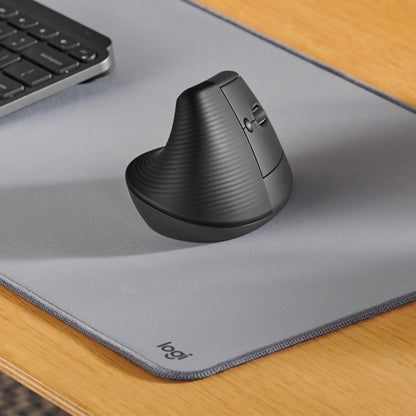 LOGI LIFT 910-006473  Vertical Ergonomic Mouse - GRAPHITE / BLACK - 2.4GHZ/BT - N/A - EMEA-914 - ON+OFFLINE;B2C.