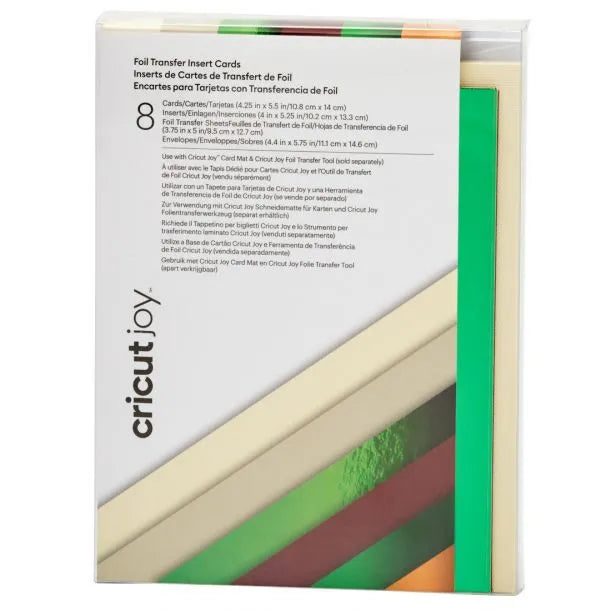 2009204 - Cricut Insert Cards Foil Cameron R20 10.8x14cm 8-Pack