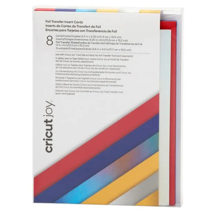 2009207 - Cricut Insert Cards Foil Celebration R30 11.4x15.9cm 8-Pack