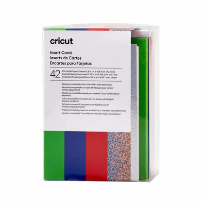 2009467 - Cricut Insert Cards Rainbow R10 8.9x12.4cm 42-Pack