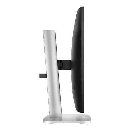 HP Series 5 Pro monitor in portrait orientation using 90-degree pivot function.

