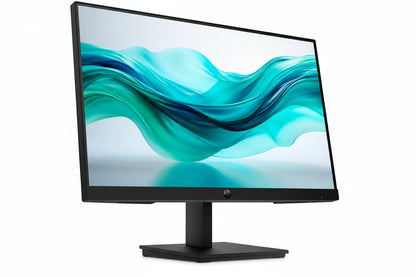 HP 322pf display angled view showing 16:9 aspect ratio and anti-reflective screen.

