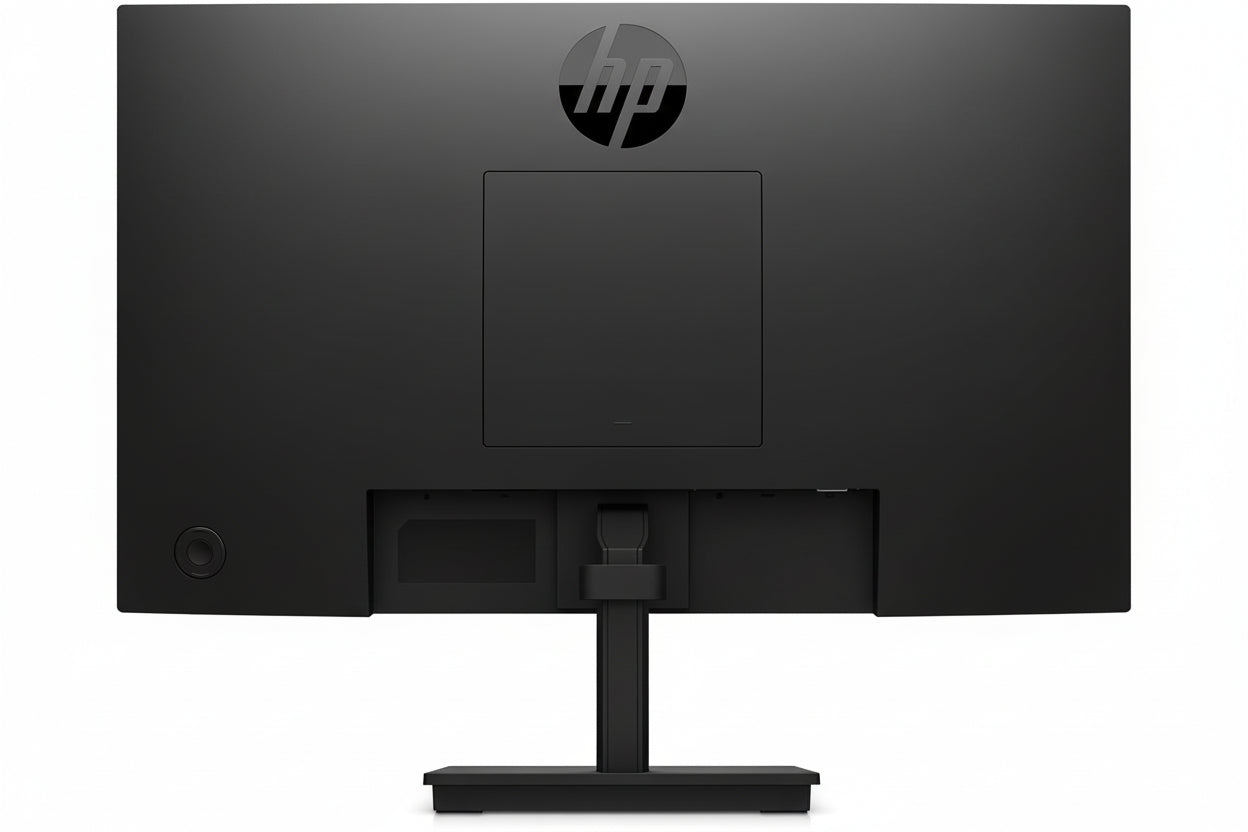 Side profile of HP 322pf monitor illustrating slim cabinet depth.

