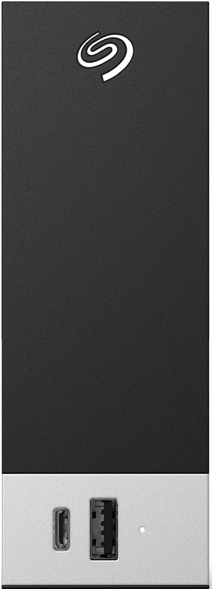 Seagate One Touch Hub 6TB Desktop External Hard Drive with USB-C STLC6000400, black