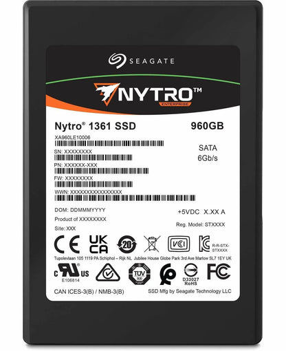 Seagate Nytro 1361 960GB SSD – 2.5" Internal Drive, SATA 6Gb/s, Enterprise-Class, XA960LE10006 by Seagate