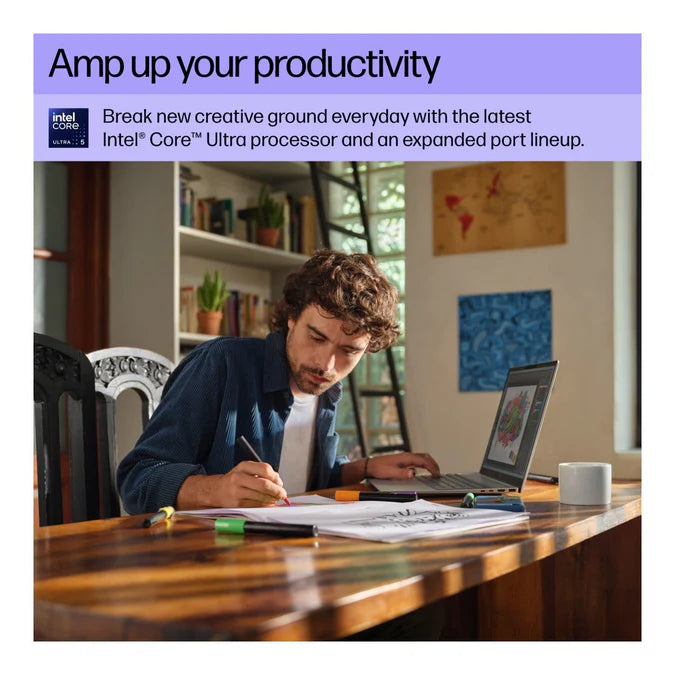 HP ProBook 440 G11 14 Inch WUXGA Laptop Core Ultra 7 155U 16GB 512GB Win 11 Pro