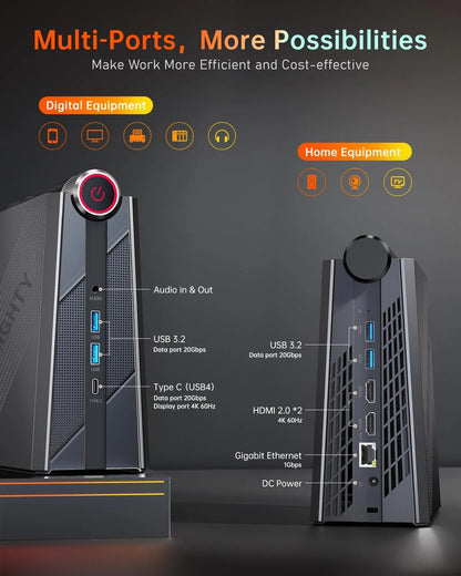Acemagic AD08 Mini PC - Intel Core i9 2.5GHZ | 16GB | 512GB | Win11P