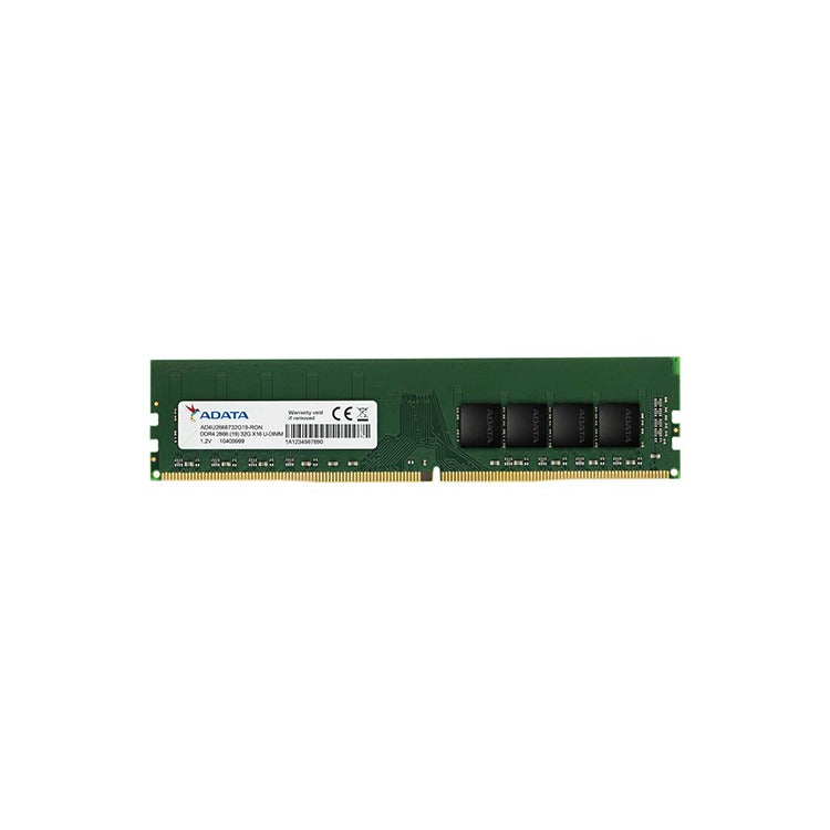 ADATA Premier AD4U26664G19-RGN 4GB DDR4-2666 desktop memory – front view