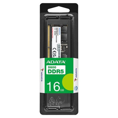 ADATA 16GB DDR5 5600 SO-DIMM laptop memory retail packaging