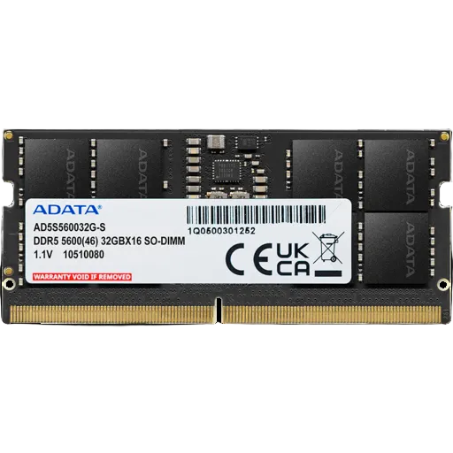 ADATA SO-DIMM RAM module on a white background