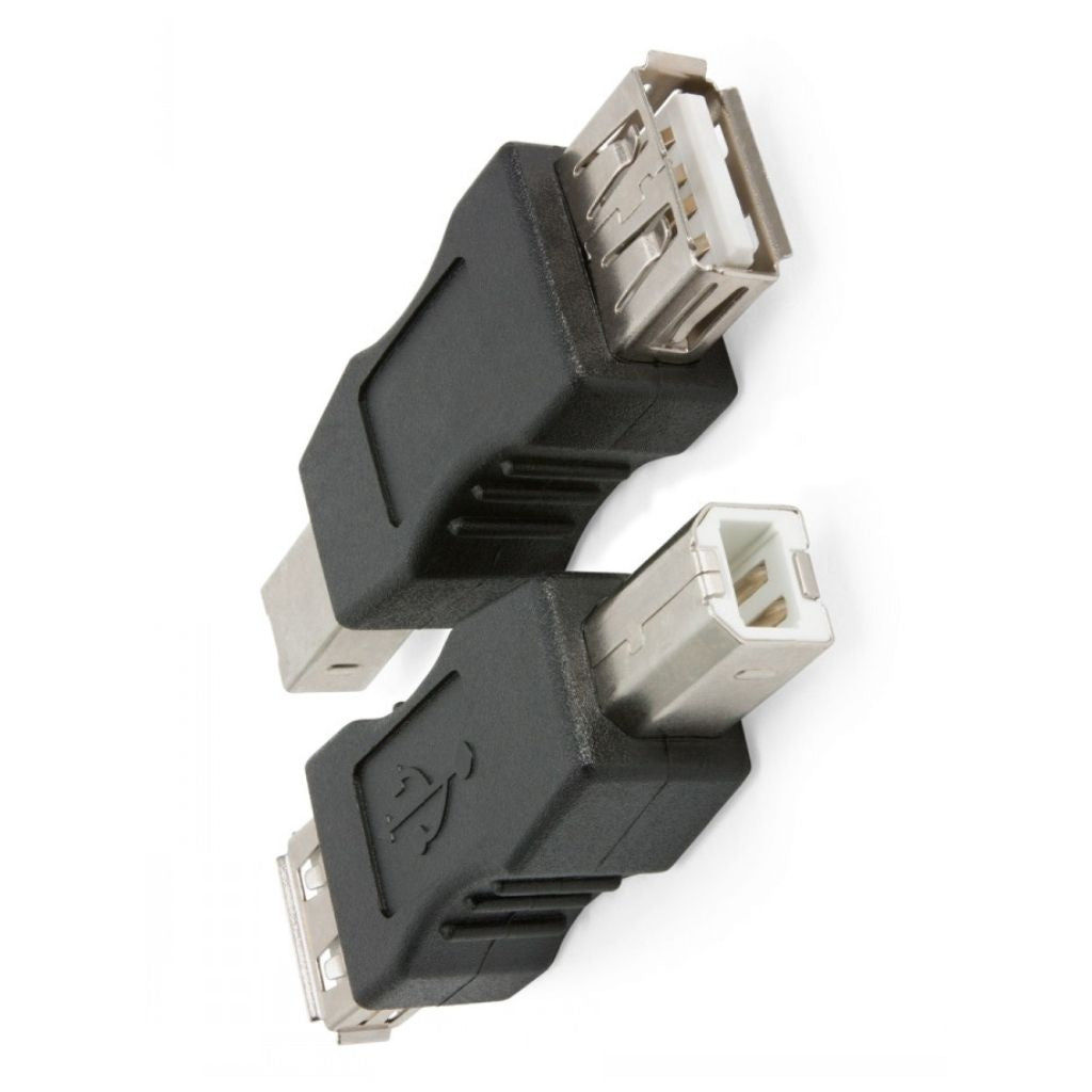 Compact USB Type-B male adapter design