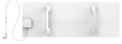 HEATER: ECO SMART TEMP GLASS 700W WHITE