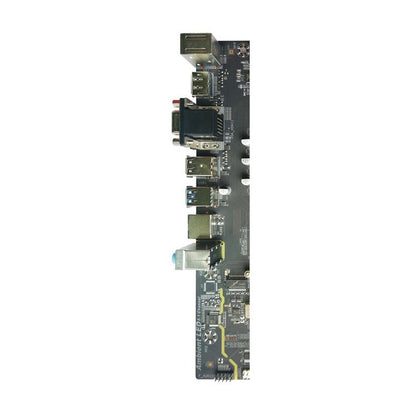Arktek AK-H510M motherboard rear I/O ports including display, USB, network and audio connections