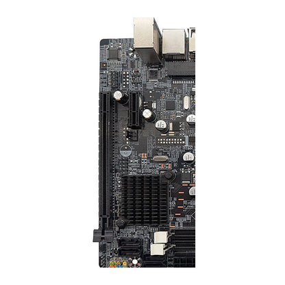 Arktek AK-H61M EL motherboard rear I/O ports including VGA, USB, network and audio connections