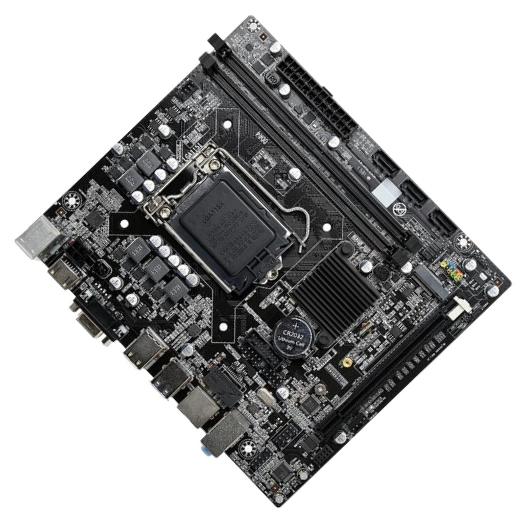 Micro-ATX form factor next to a ruler.


