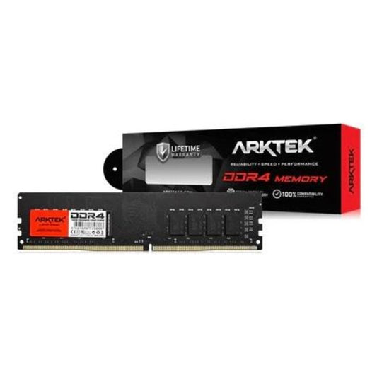 Arktek AKD4S16P2400 16GB DDR4-2400 desktop memory module with retail packaging