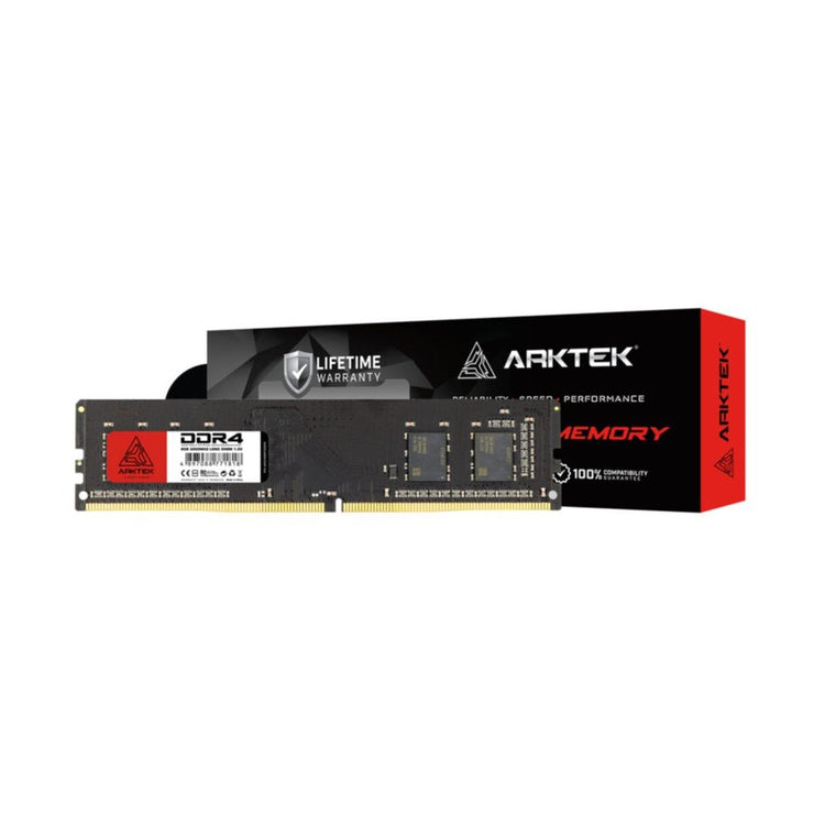 Arktek AKD4S8P3200 8GB DDR4-3200 desktop DIMM with retail packaging