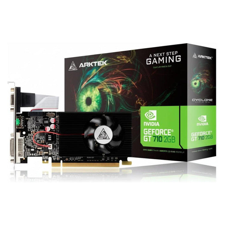 Arktek AKN710D3S4GL1 GeForce GT 710 low-profile graphics card front view