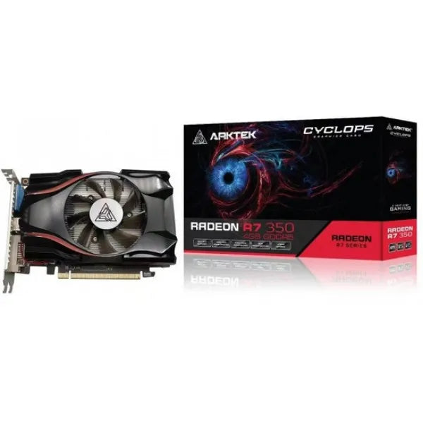 Arktek AMD Radeon R7 350 4GB GDDR5 128-Bit Graphics Card