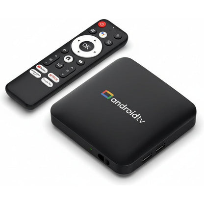 M-LINK H96 Max S905L3 Android 14 TV Box on a neutral background.

