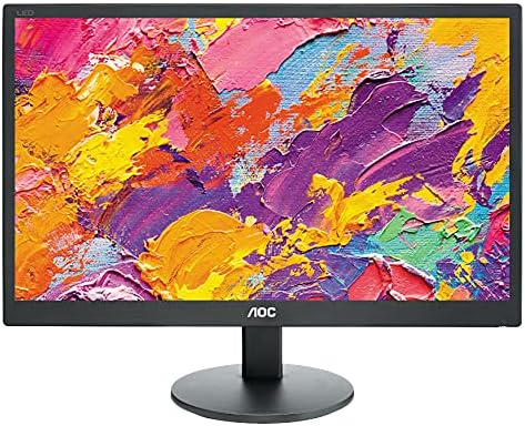 AOC E970SWN 18.5-Inch Slim VGA Monitor - Energy Efficient, VESA Compatible