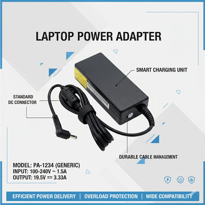 M-Link 19V 120W Laptop Charger for ASUS 5.5x2.5mm AC Power Adapter Replacement