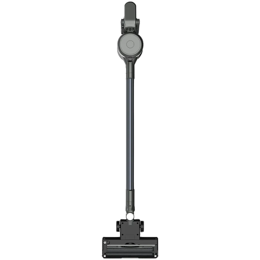 Black vacuum cleaner attachment on a white background