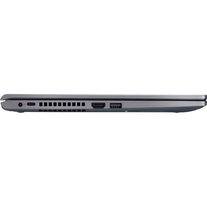 Side view of the PRE-Loved ASUS 15.6-Inch Notebook X515MA-C82G0W - 8GB RAM, 256GB SSD, Windows 11 showcasing sleek design.