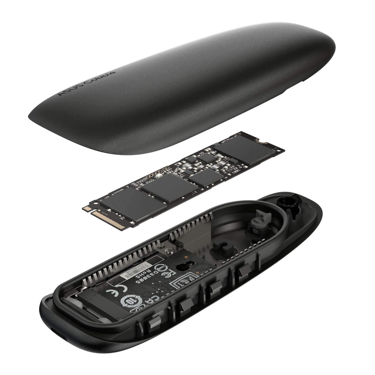 Asus Cobble M.2 SSD Enclosure - Black