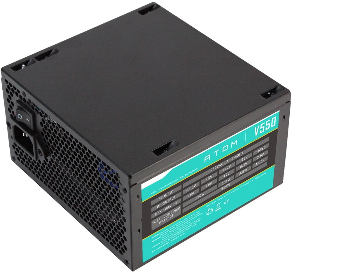 Antec Atom V550 550W Non-Modular Power Supply