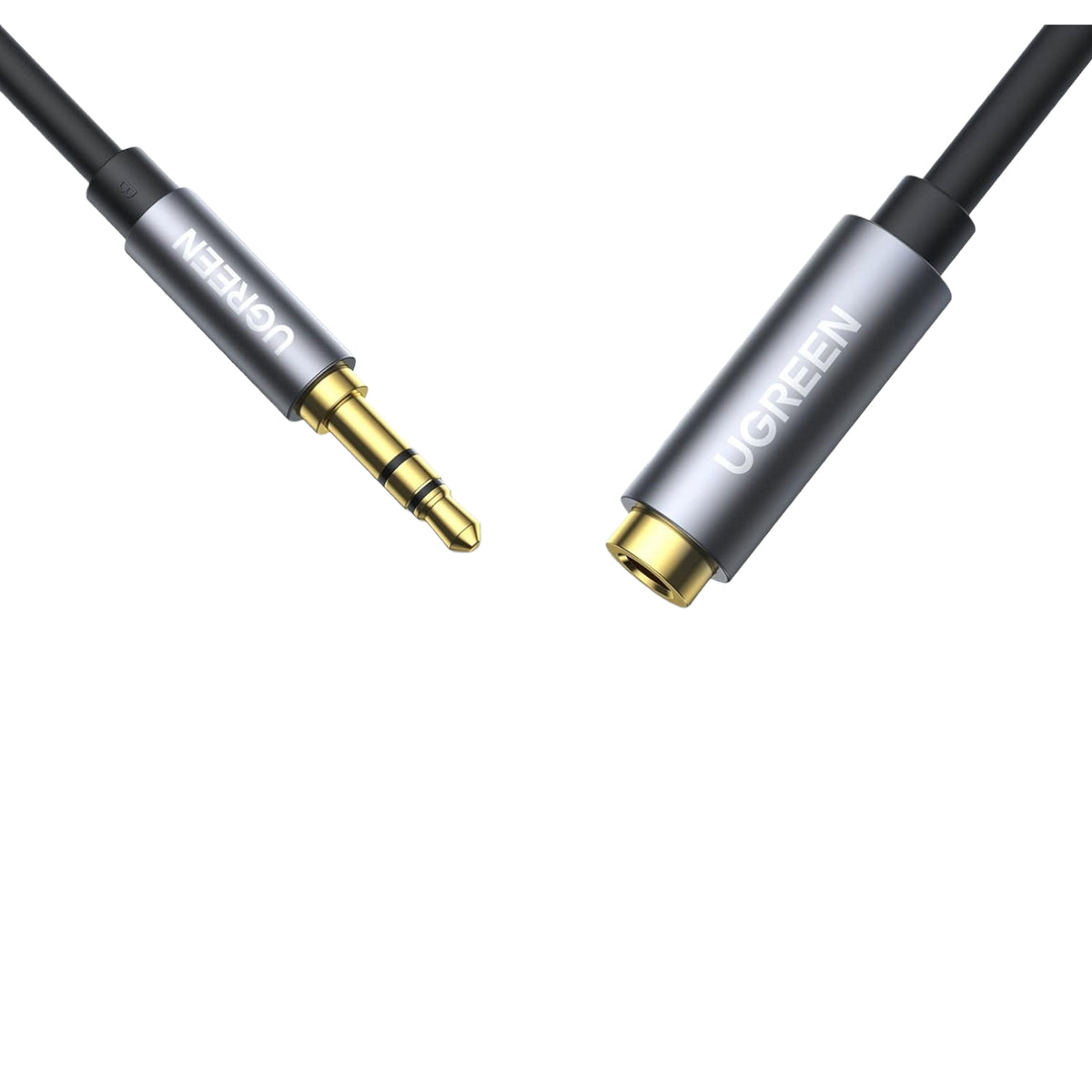 UGREEN AV118 3.5mm AUX Extension Cable 1m – Male to Female –(Black)