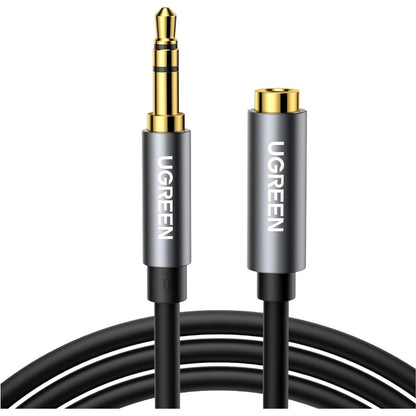 UGREEN AV118 3.5mm AUX Extension Cable 1m – Male to Female –(Black)
