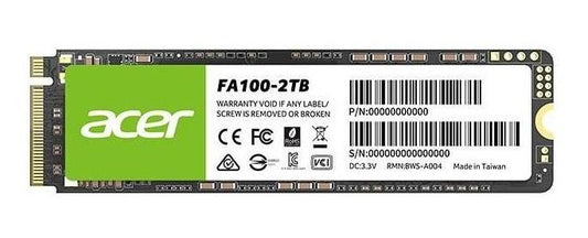 Acer 2TB M.2 NVMe PCIe Gen3 x4 SSD – High-Performance Internal Drive for Gaming, Laptops with ultra-fast speeds.