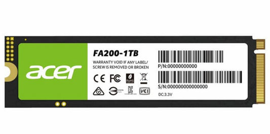 Acer FA200 M.2 NVME 1000GB SSD for High-Speed Storage