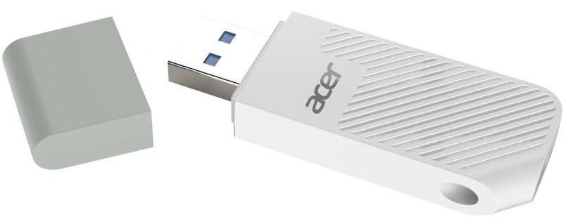 Acer UP300 128GB Flash Drive – USB 3.2 Gen1, High-Speed Storage in White, perfect for quick file transfers and backups.