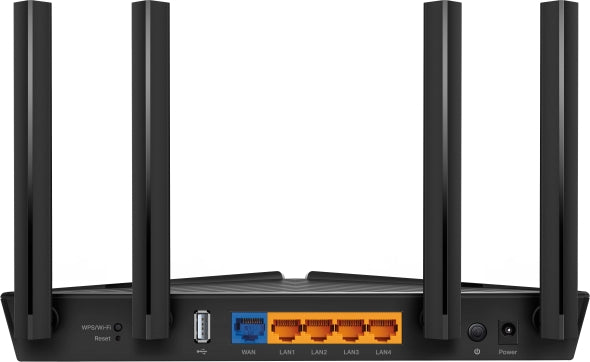 PRE-Loved TP-Link Archer AX20 Dual-Band Wi-Fi 6 Router - AX1800, Gigabit Speeds, MU-MIMO, ideal for home networking.