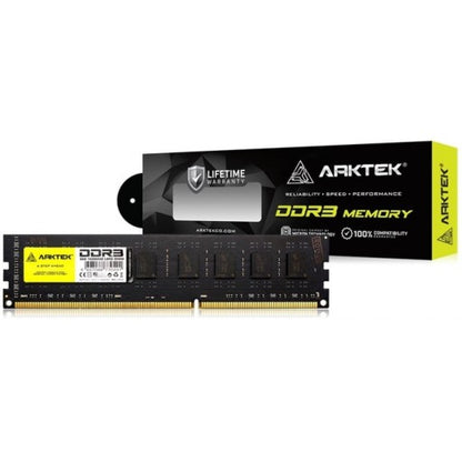Arktek Memory 4GB DDR3-1600MHz PC DIMM RAM Module - AKD3S4P1600