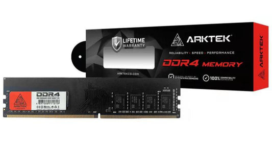 Arktek Memory 8GB DDR4-3200MHz DIMM RAM Module for PC Desktop - AKD4S8P3200