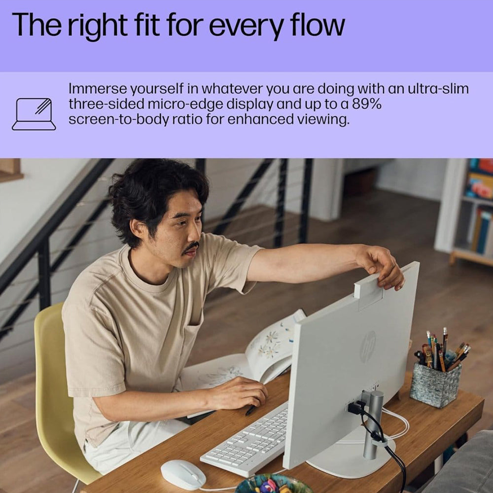 HP 24-cr1002ni 23.8-inch FHD All-in-One PC Core Ultra 5 125U 16GB 512GB SSD Win11