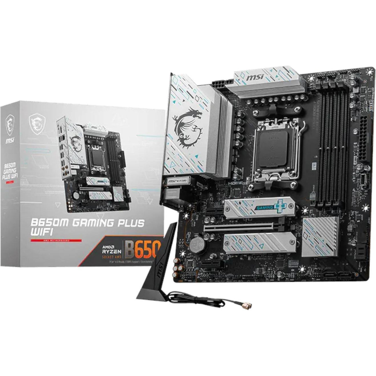 MSI B650M Gaming Plus WiFi AM5 M-ATX Gaming Motherboard