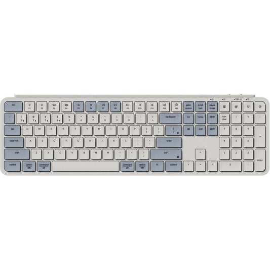 Keychron B6 Pro Ultra-Slim 100% Wireless Keyboard - Retro Blue