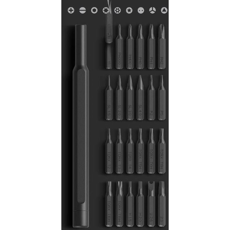 Xiaomi Mi Precision Screwdriver Kit contents view - BHR4680GL