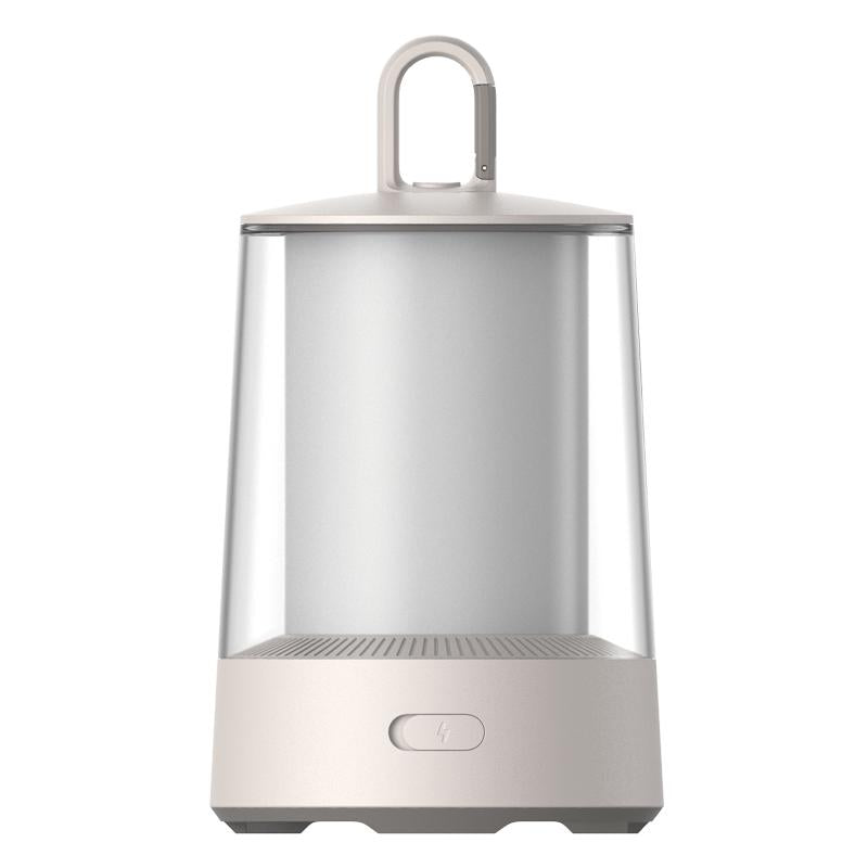 The lantern separated into the main light and the smaller flashlight unit.

