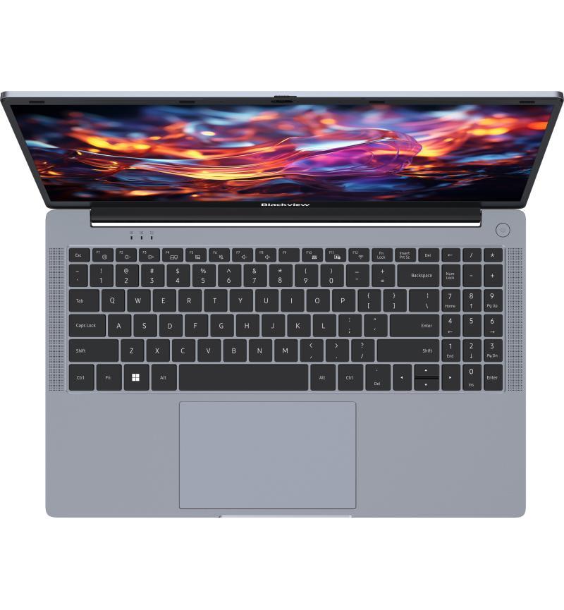 Close-up of the 15.6-inch FHD IPS display with narrow bezels.


