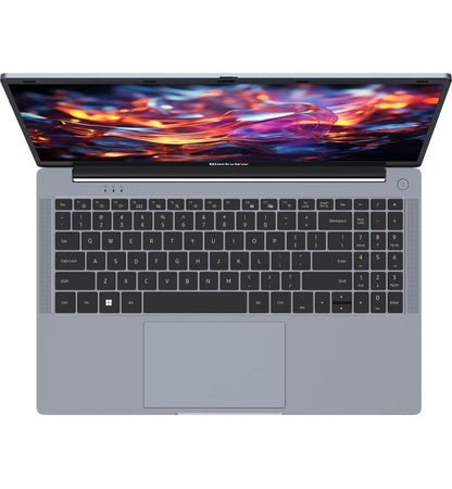Close-up of the 15.6-inch FHD IPS display with narrow bezels.

